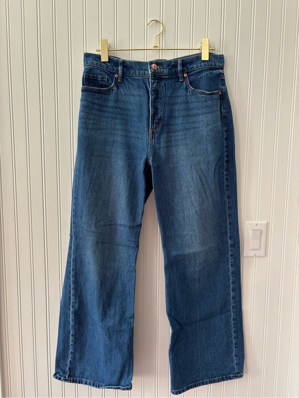 LOFT Dark Blue Boyfriend Jeans
